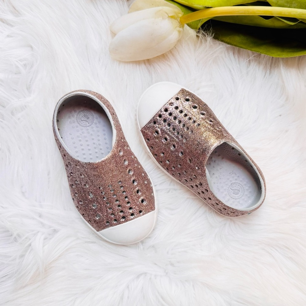 Toddler Native Jefferson Bling Sneakers